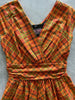 Orange Plaid Greta Dress by Retrolicious