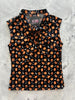 Jack-o’-lantern Bow Top by Retrolicious