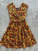 Leaves Greta Dress by Retrolicious