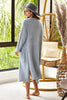 BiBi Slit Open Front Longline Cardigan with Pockets