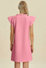 Double Take Full Size Ruffled V-Neck Cap Sleeve Dress – Ruffled V-Neck Dress, Cap Sleeve Dress, Elegant Ruffled Dress, Flattering V-Neck Dress, Stylish Full-Size Dress, Comfortable Ruffle Dress, Chic Cap Sleeve Dress by Stevvex