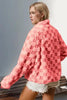 Double Take Checkered Long Sleeve Fuzzy Jacket Cozy & Trendy Outerwear For Women by Stevvex