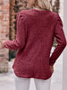 Ribbed Knit Puff Sleeve T-Shirt by Simply Love