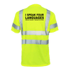 Four Languages - Reflective Safety T-Shirt by Armed American Supply