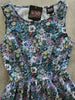Painted Floral Vintage Dress by Retrolicious