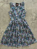 Painted Floral Vintage Dress by Retrolicious