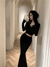 Fishtail Hip Skirt Suit Women
