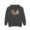Love Vibes Zip Hoodie —Tristan’s Treehouse Rustic Lakeside Circle Illustration by Tristan’s Treehouse
