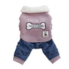 Bone clothes pet clothing by My Store