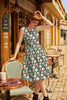 Winter Floral Vintage Dress by Retrolicious
