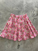 Santa Mugs Skater Skirt by Retrolicious