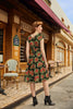 Poinsettia Greta Dress by Retrolicious
