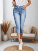 Women’s Drawstring Denim Shorts by FitiqueFit