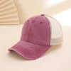 Distressed Washed Mesh Baseball Cap – Frayed Unisex Hat for Outdoor & Daily Wear by FitiqueFit