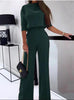 Women's Elegant Solid Color Half Sleeve Short Top by FitiqueFit