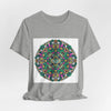 Psychedelic Botanical Mandala Tee | Festival Graphic T-Shirt by Tristan’s Treehouse