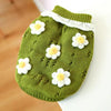 Bowknot Dog Clothes Cat Costume Hollow Knit Dog Sweater by My Store