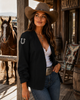 Rhinestone Horseshoes Blazer by Neon Spur
