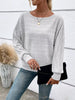 Relaxed Fit Ribbed Knit T-Shirt by Simply Love