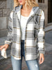 Women’s Plaid Hooded Jacket – Wool-Lined Long Sleeve by FitiqueFit