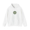 Handwritten Peace Doodle Hoodie | sketch aesthetic, hand drawn message by Tristan’s Treehouse