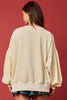 Women’s Christmas Egg Sequined Long-Sleeve Loose Sweatshirt by FitiqueFit