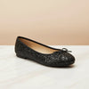 Women's Classic Egg-Roll Edge Slip-On Flats – Chanel-Inspired Round Toe Pumps by FitiqueFit