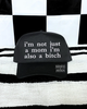 Not just a mom embroidered Black Hat by Madness & Mayhem LLC