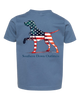 Star Spangled Dog Toddler Southern Down Outfitters Short Sleeve Tee by DoodleBug's