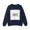 I Overthink Therefore I Am Sweatshirt | Sarcastic Quote, Self-Deprecating Humor by Tristan’s Treehouse