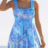Pastel‑Splash Bow‑Tie Swim Dress by FitiqueFit
