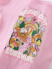 Children's Floral Print Short Sleeve T-Shirt & Shorts Set by Simply Love