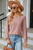 🌸 Round Neck Flounce Sleeve T-Shirt by FitiqueFit