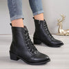 British Style High-Top Zipper Leather Boots — Women’s Trend Fashion Boots by FitiqueFit