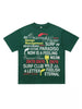 Men's Letter Round Neck Short Sleeve T-Shirt by Simply Love