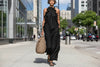 Women's Resort Ruffled Halterneck Sleeveless Open-Back Maxi Dress by FitiqueFit