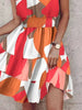 Paisley Print Halter Neck Mini Dress by Wild and Free Boutique