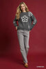 Umgee Round Neck Sweater Accents by FitiqueFit