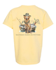 Dog in Boat Youth Southern Down Outfitters Short Sleeve Tee by DoodleBug's