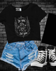 Be you for you Cropped Tee by Madness & Mayhem LLC