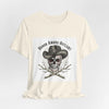 Western Skull Art Tee | cowboy horror shirt, gothic Americana by Tristan’s Treehouse