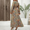 Retro Geometric Print Maxi Dress by FitiqueFit