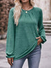 Ruffle Cuff Long Sleeve T-Shirt by Simply Love