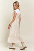 New Summer Smocked Floral Ruffled Hem Cami Dress – Feminine, Charming, Playful, Perfect for Warm Weather and Casual Outings by Stevvex