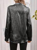 Satin Minimalist Long Sleeve Shirt by FitiqueFit