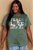 Simply Love Full Size TEACH LOVE INSPIRE Graphic Cotton T-Shirt by Simply Love