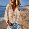 Boho Lace V-Neck Cardigan by FitiqueFit