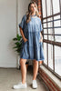 Oversized Mini Dress Relaxed Fit Boho Design Comfortable And Breathable Women Dress by Stevvex
