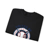 United by Baseball Crewneck Sweatshirt | Patriotic Baseball Graphic, Vintage Red White Blue by Tristan’s Treehouse