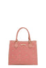 Nicole Lee USA Structured Tote Bag Monogram Print Pattern